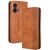 Чохол Deexe Retro Style для Motorola Moto G85 - Brown: фото 1 з 7