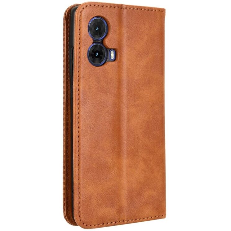 Чохол Deexe Retro Style для Motorola Moto G85 - Brown: фото 6 з 7