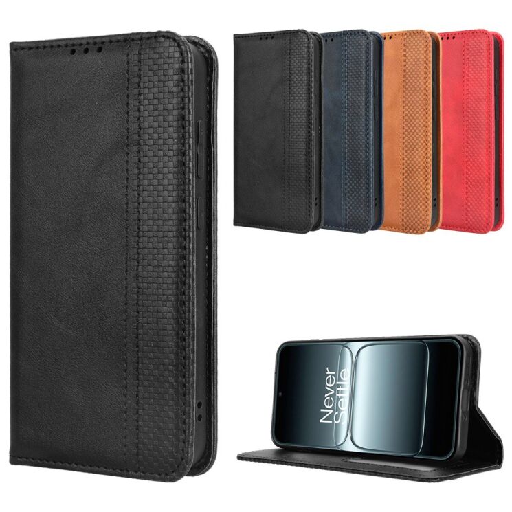 Чохол Deexe Retro Style для OnePlus 13T - Black: фото 9 з 19