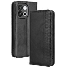 Чохол Deexe Retro Style для OnePlus 13T - Black: фото 1 з 19