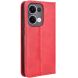 Чехол Deexe Retro Style для OPPO Reno 13 5G - Red (376512R). Фото 6 из 7