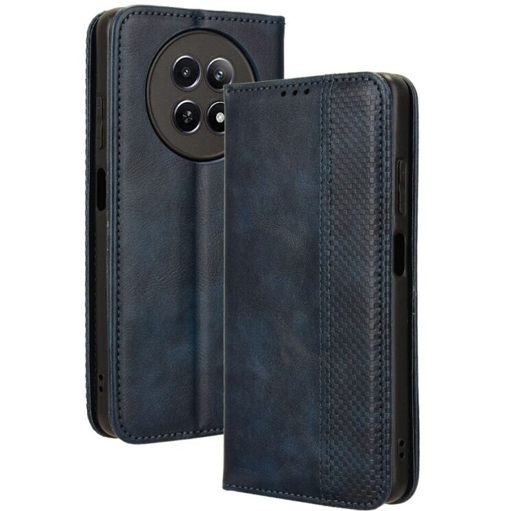 Чехол Deexe Retro Style для Realme 12 5G / 13 5G - Blue: фото 1 из 7