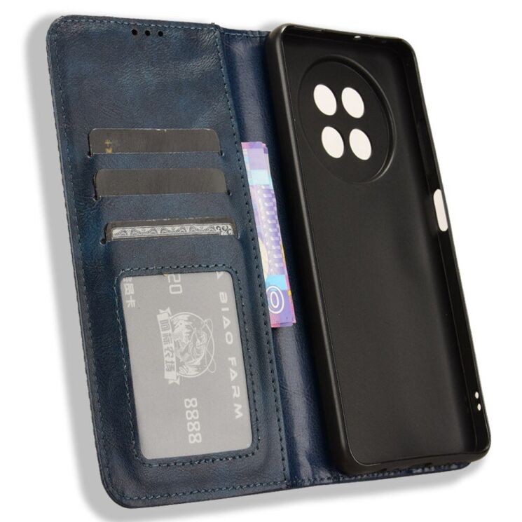 Чехол Deexe Retro Style для Realme 12 5G / 13 5G - Blue: фото 4 из 7