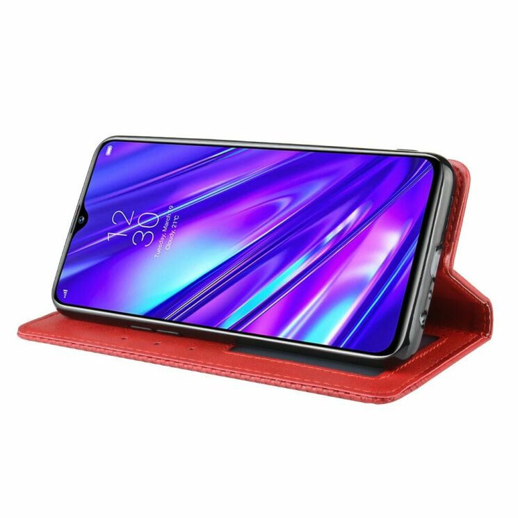 Чехол Deexe Retro Style для Realme 5 / Realme 6i / Realme C3 - Red: фото 5 из 9
