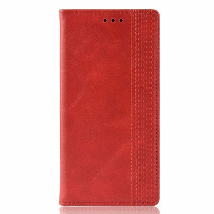 Чехол Deexe Retro Style для Realme 5 / Realme 6i / Realme C3 - Red: фото 2 из 9
