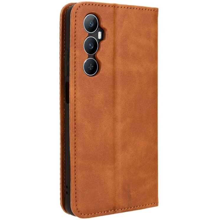 Чехол Deexe Retro Style для Realme C65 - Brown: фото 5 из 7