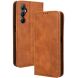 Чехол Deexe Retro Style для Realme C65 - Brown (353900Z). Фото 1 из 7