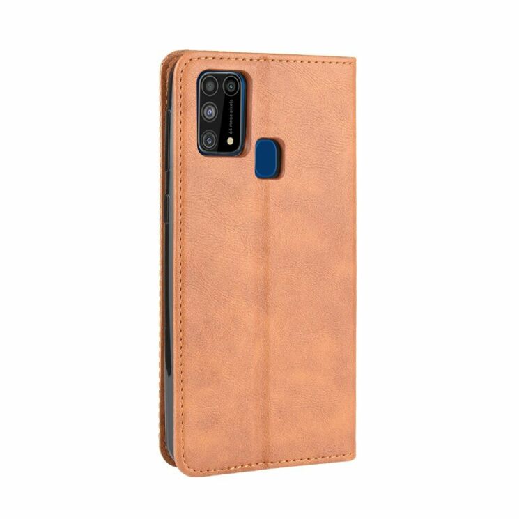 Чохол Deexe Retro Style для Samsung Galaxy M31 (M315) - Brown: фото 10 з 10