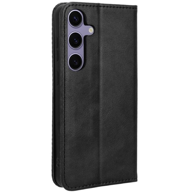 Чохол Deexe Retro Style для Samsung Galaxy S24 FE (S721) - Black: фото 6 з 7