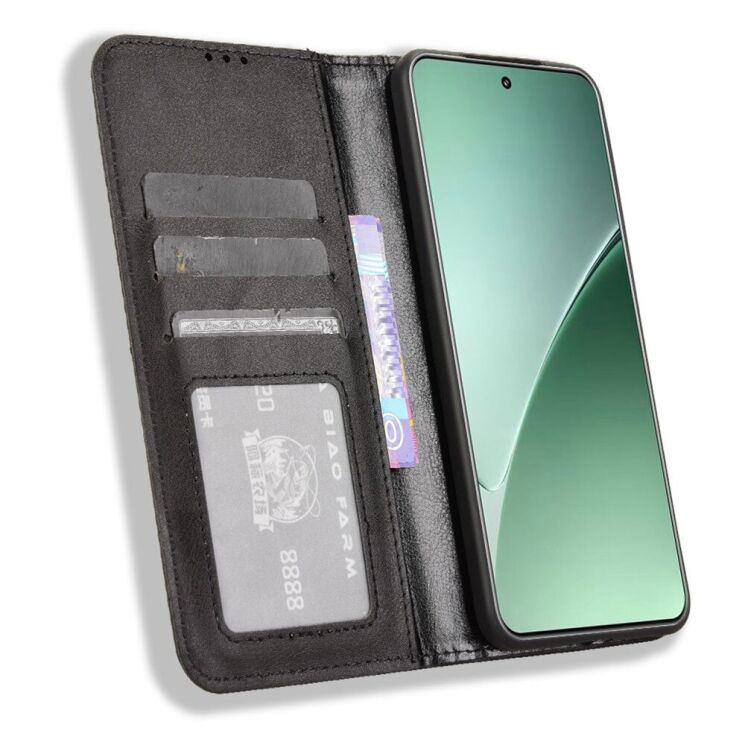 Чохол Deexe Retro Style для Xiaomi 15 - Black: фото 3 з 7