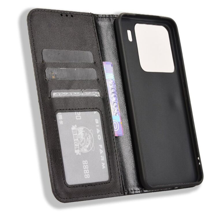 Чохол Deexe Retro Style для Xiaomi 15 - Black: фото 2 з 7