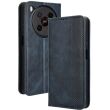 Чехол Deexe Retro Style для ZTE Nubia V70 Max - Blue (381202L)