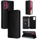 Чехол Deexe Rhombus Book для Motorola Edge 50 Fusion - Black (354256B). Фото 6 из 9