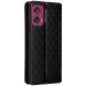 Чехол Deexe Rhombus Book для Motorola Edge 50 Fusion - Black (354256B). Фото 9 из 9