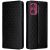 Чехол Deexe Rhombus Book для Motorola Edge 50 Fusion - Black: фото 1 из 9