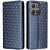 Чехол Deexe Rhombus Book для Motorola Moto G15 / G15 Power - Blue: фото 1 из 10