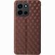 Чохол Deexe Rhombus Book для OnePlus Nord 6 - Brown (411901Z). Фото 7 з 10