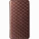 Чохол Deexe Rhombus Book для OnePlus Nord 6 - Brown (411901Z). Фото 6 з 10