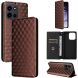 Чохол Deexe Rhombus Book для OnePlus Nord 6 - Brown (411901Z). Фото 8 з 10