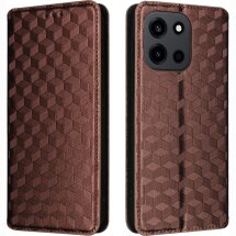 Чохол Deexe Rhombus Book для OnePlus Nord 6 - Brown: фото 1 з 10
