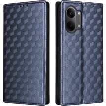 Чехол Deexe Rhombus Book для Xiaomi Poco X8 Pro Max - Blue: фото 1 из 9