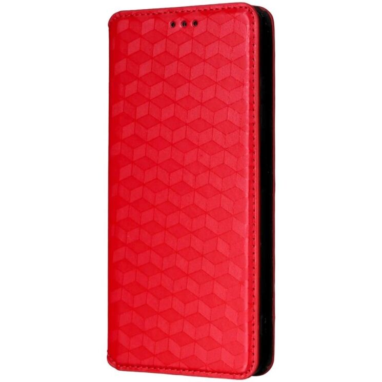 Чехол Deexe Rhombus Book для ZTE Nubia V70 Design - Red: фото 7 из 10