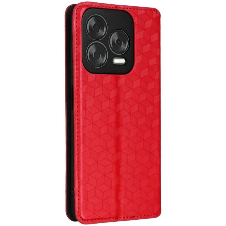Чехол Deexe Rhombus Book для ZTE Nubia V70 Design - Red: фото 8 из 10