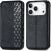 Чохол Deexe Rhombus Wallet для iPhone 18 Pro Max / 17 Pro Max - Black: фото 1 з 6