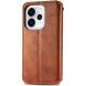Чохол Deexe Rhombus Wallet для OPPO Reno 15 Pro - Brown (405639Z). Фото 5 з 8