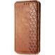 Чехол Deexe Rhombus Wallet для Realme 16 Pro - Brown (428031Z). Фото 4 из 9