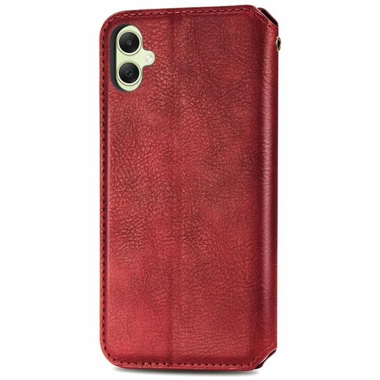 Чехол Deexe Rhombus Wallet для Samsung Galaxy A06 (A065) - Red: фото 5 из 6