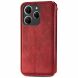 Чехол Deexe Rhombus Wallet для TECNO Spark 20 Pro - Red (345422R). Фото 5 из 6