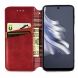 Чехол Deexe Rhombus Wallet для TECNO Spark 20 Pro - Red (345422R). Фото 2 из 6