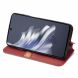 Чехол Deexe Rhombus Wallet для TECNO Spark 20 Pro - Red (345422R). Фото 3 из 6