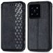 Чехол Deexe Rhombus Wallet для Xiaomi 14T Pro - Black (365602B). Фото 1 из 9