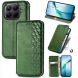 Чехол Deexe Rhombus Wallet для Xiaomi 17T Pro - Green (422319G). Фото 1 из 8
