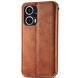 Чехол Deexe Rhombus Wallet для Xiaomi Poco F5 / Redmi Note 12 Turbo - Brown (327338Z). Фото 5 из 6