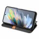 Чохол Deexe Rhombus Wallet для ZTE Blade A75 - Black (361512B). Фото 3 з 9