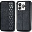 Чохол Deexe Rhombus Wallet для ZTE Blade A75 - Black (361512B)