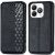 Чехол Deexe Rhombus Wallet для ZTE Blade A75 - Black: фото 1 из 9
