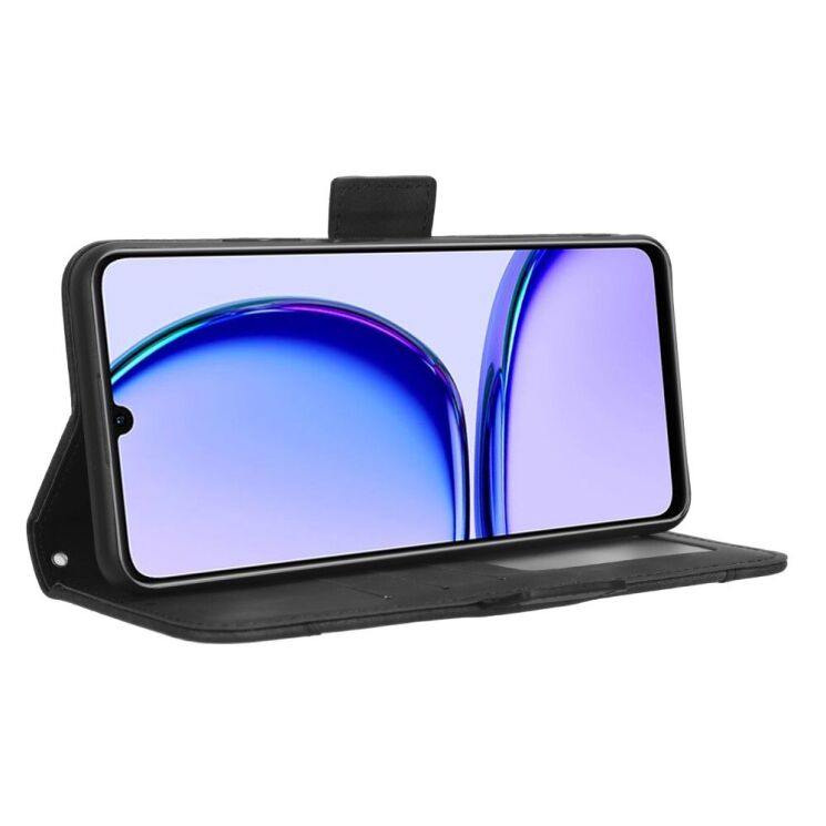 Чехол Deexe Wallet Stand для Realme C53 / C51 / Note 50 - Black: фото 4 из 7