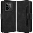 Чехол Deexe Wallet Stand для Realme GT 7 Pro - Black (377220B)