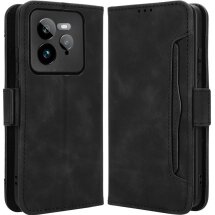 Чехол Deexe Wallet Stand для Realme GT 7 Pro - Black: фото 1 из 7