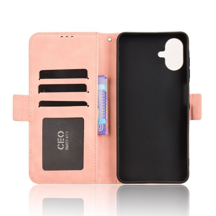 Чохол Deexe Wallet Stand для Samsung Galaxy A07 (A075) - Pink: фото 4 з 15
