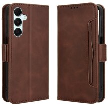 Чохол Deexe Wallet Stand для Samsung Galaxy A16 (A165) / Galaxy A26 (A266) / Galaxy A17 (A176) - Brown: фото 1 з 15