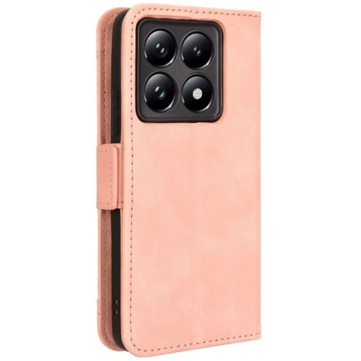 Чехол Deexe Wallet Stand для Xiaomi 14T - Pink: фото 6 из 7