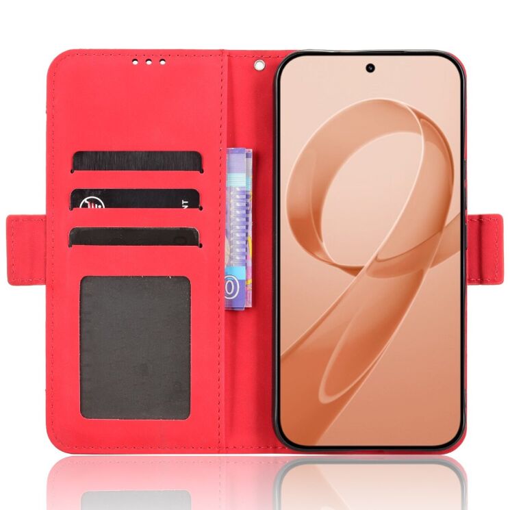 Чехол Deexe Wallet Stand для Xiaomi Poco F8 Ultra - Red (403405R) Чехол Deexe Wallet Stand для Xiaomi Poco F8 Ultra - Red: фото 4 из 14
