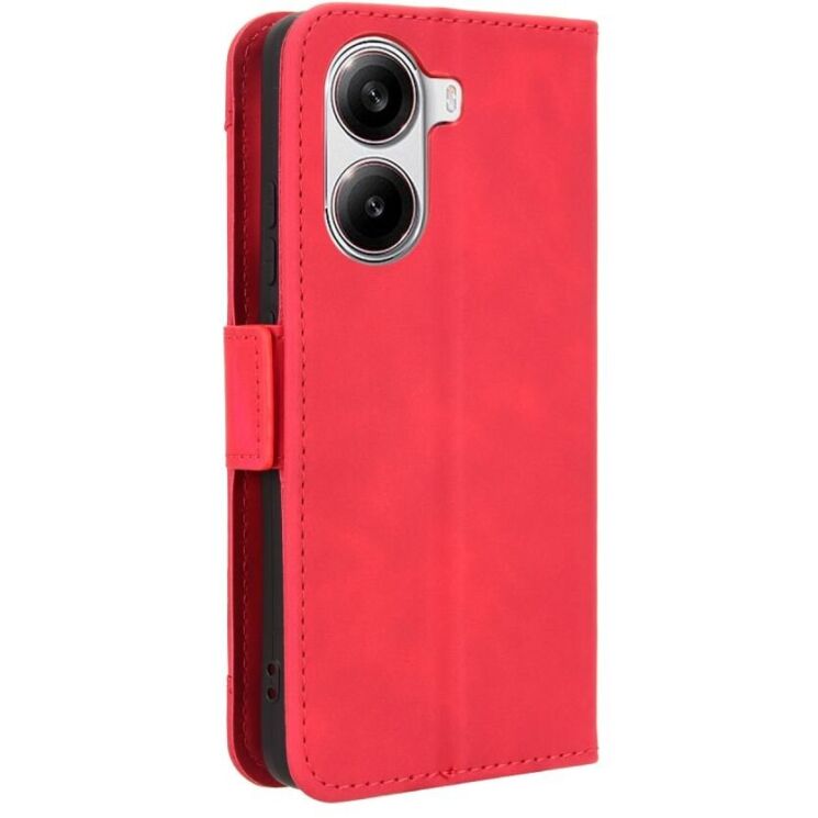 Чехол Deexe Wallet Stand для Xiaomi Poco X7 Pro - Red: фото 6 из 7