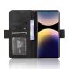 Чехол Deexe Wallet Stand для Xiaomi Redmi Note 14 Pro - Black (373529B). Фото 3 из 7