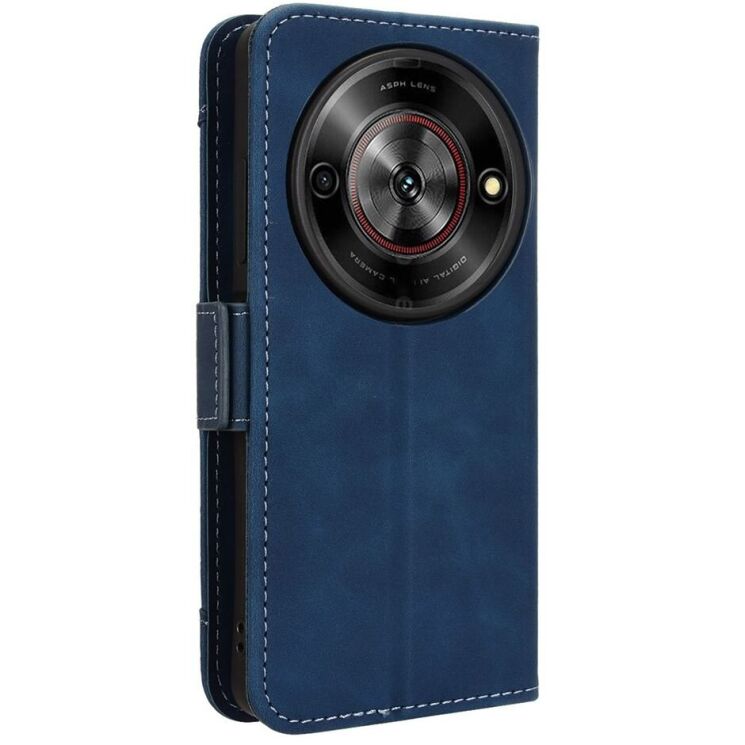 Чехол Deexe Wallet Stand для ZTE Nubia Focus - Blue: фото 7 из 7